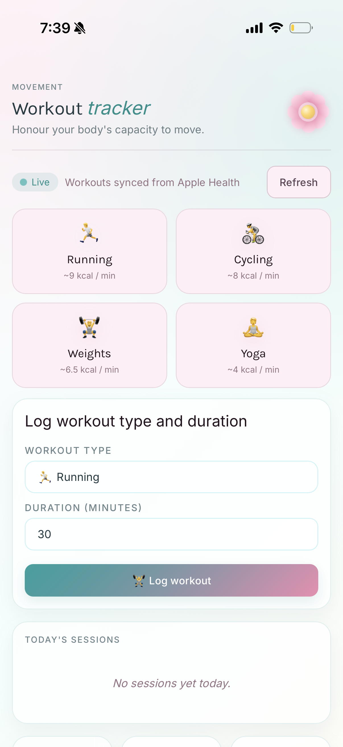 Workout Tracker