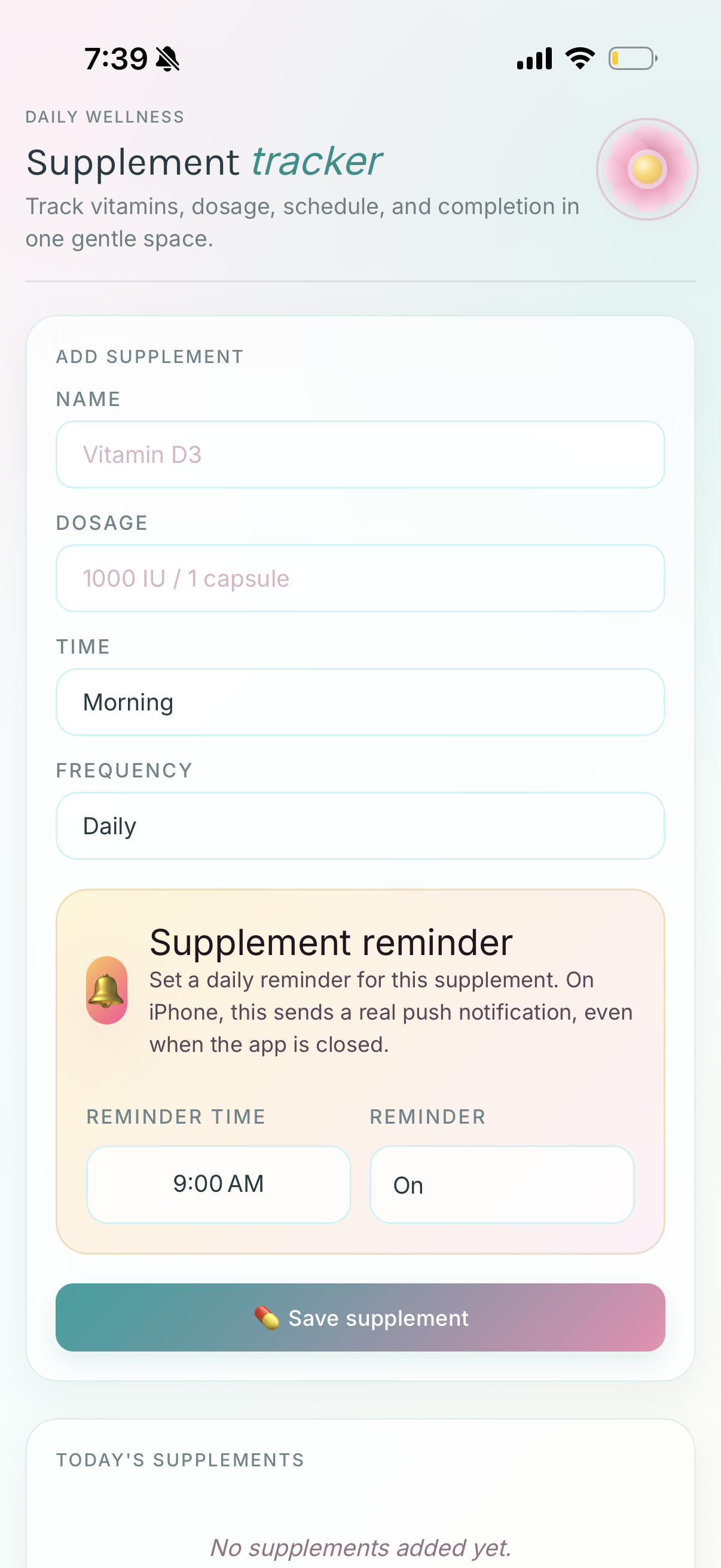 Supplements